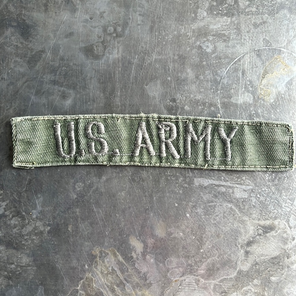 U.S. ARMY embroidered tape patch - Vintage